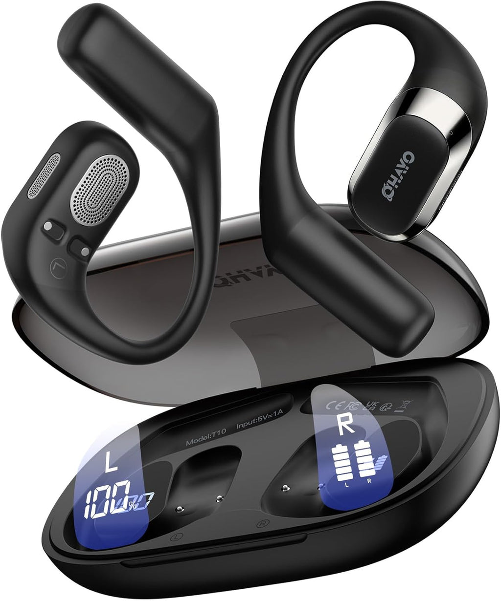 OHAYO T10 오픈이어 이어폰 | Bluetooth 5.4·ENC·최대 40시간·IP55 (상품 이미지 1)