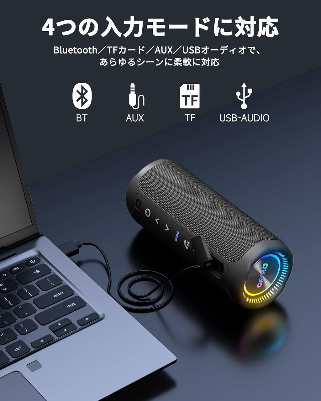 OHAYO X10 Max 휴대용 Bluetooth 스피커 | 강력한 스테레오 사운드 (상품 이미지 9)