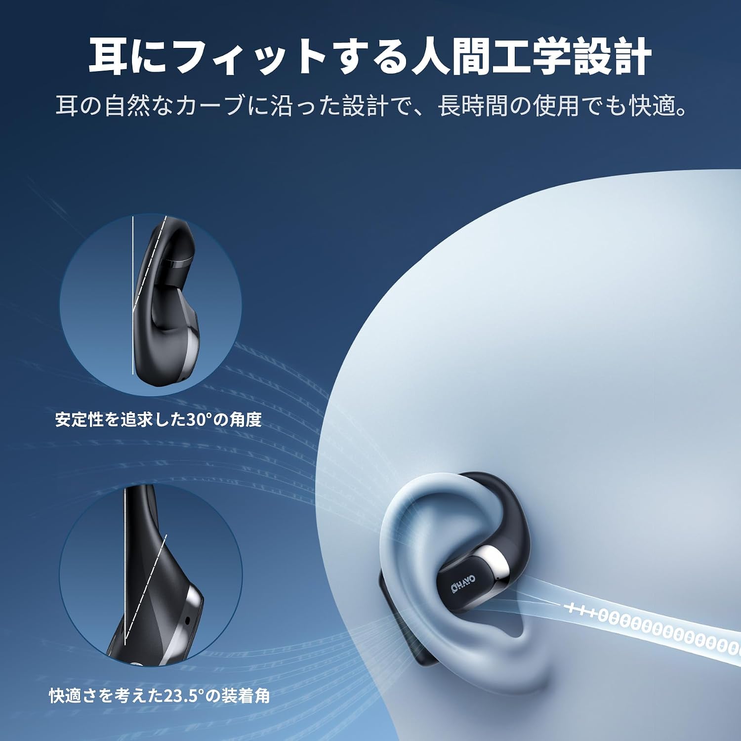 OHAYO T10 오픈이어 이어폰 | Bluetooth 5.4·ENC·최대 40시간·IP55 (상품 이미지 7)