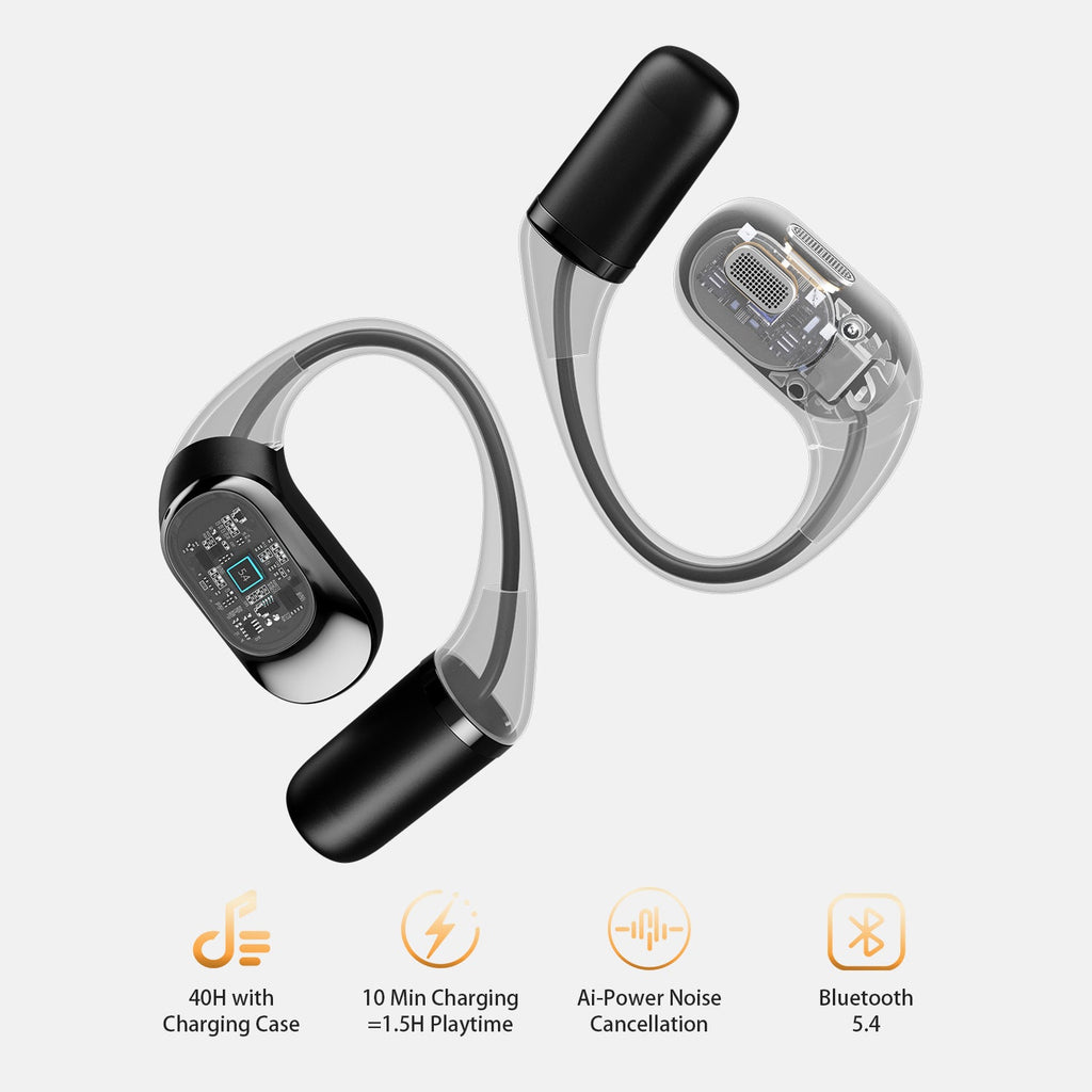 무선 오픈이어 이어폰 | Bluetooth 5.4·배터리 표시·최대 40시간·IPX6 (상품 이미지 4)