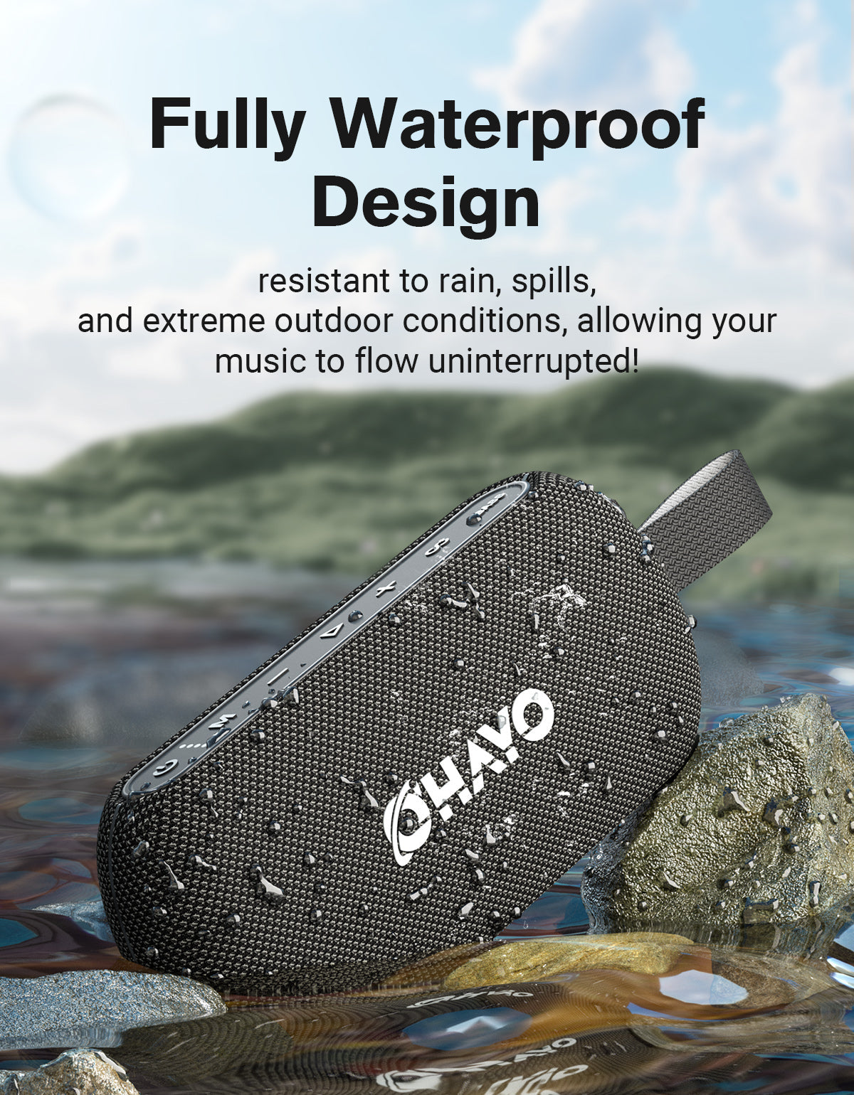 OHAYO S6 40W 휴대용 Bluetooth 스피커 (블랙) (상품 이미지 2)
