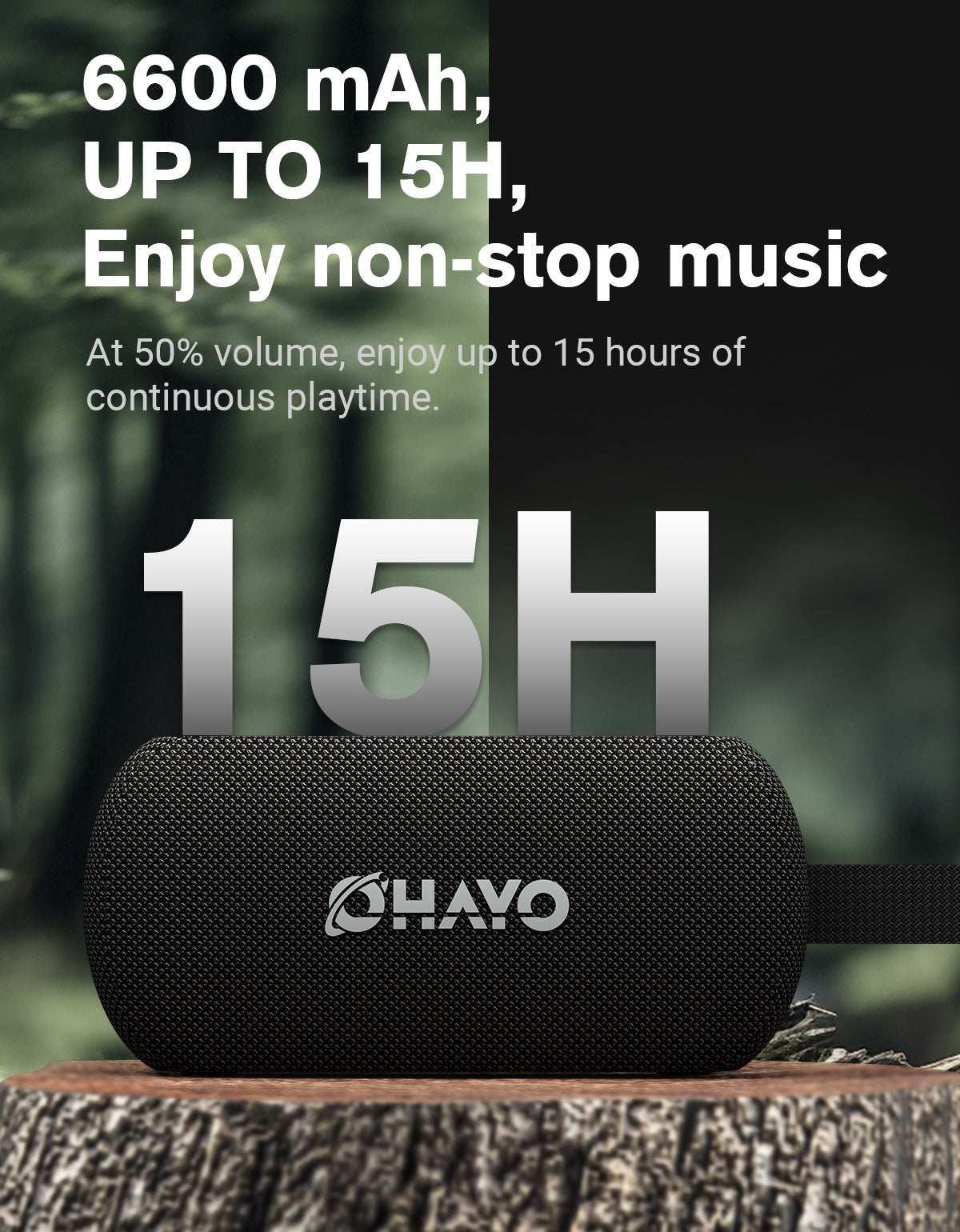 OHAYO S6 40W 휴대용 Bluetooth 스피커 (블랙) (상품 이미지 4)
