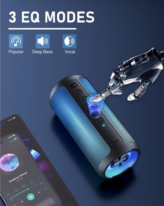 OHAYO X7 휴대용 무선 LED 스피커 (상품 이미지 4)