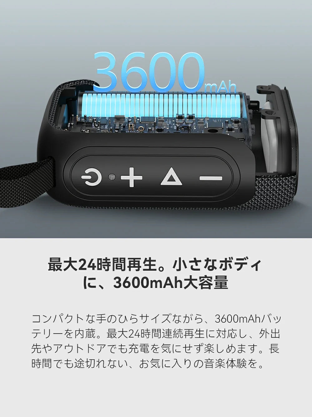 OHAYO S5 휴대용 Bluetooth 스피커 (블랙) (상품 이미지 4)